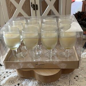 Pier 1 Cream Candle Holders Set of 12
